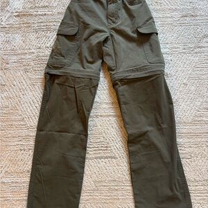 BSA Boy Scouts of America Green Size 10 Convertible Pants Switchbacks 25 Inseam